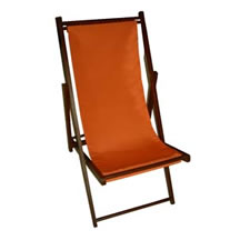 Strandliegen orange